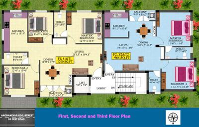 Project Image of 966.0 - 1200.0 Sq.ft 2 BHK Apartment for buy in Eeshani Elite Residencia