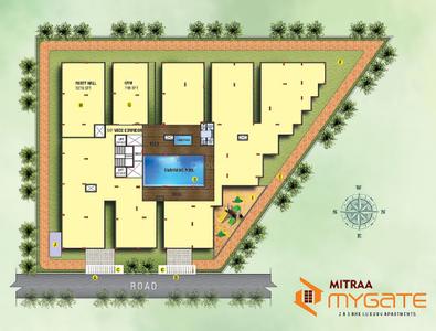 Project Image of 1088.0 - 1621.0 Sq.ft 2 BHK Apartment for buy in Mitraa My Gate