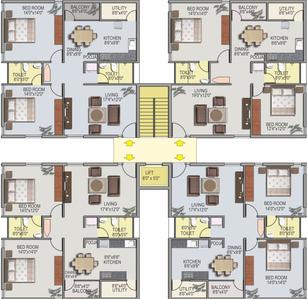 Project Image of 947.22 - 1668.0 Sq.ft 2 BHK Apartment for buy in Shodhan Rainbow