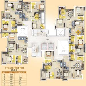 Project Image of 596.0 - 1066.0 Sq.ft 1.5 BHK Apartment for buy in Signum Parkwoods Estate Phase I