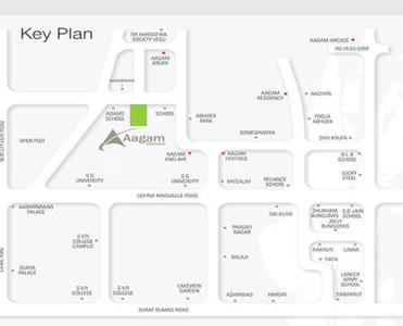 Aagam Emerald Location Plan 1