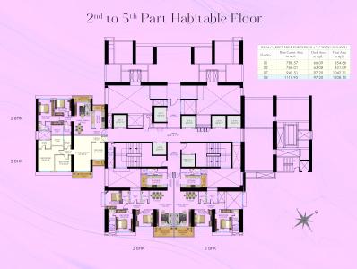 Project Image of 768.0 - 1168.11 Sq.ft 2 BHK Apartment for buy in Neelam Senroofs Phase III