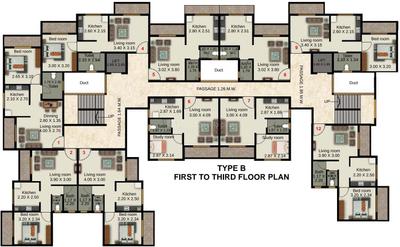 Project Image of 368.0 - 408.0 Sq.ft 1 BHK Apartment for buy in Panika Vangani Darshan Phase 1