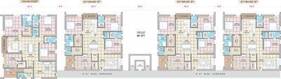 Project Image of 2521.0 - 2702.0 Sq.ft 3 BHK Apartment for buy in Trend Narra Residency