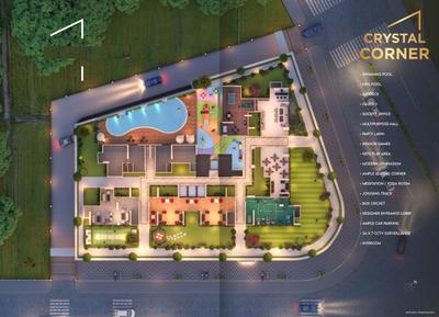 Project Image of 786.0 - 1143.0 Sq.ft 2 BHK Apartment for buy in Crystal Corner