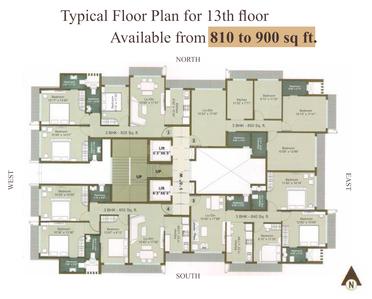 Atharva Laxmi Narayan Mansion Laxmi Narayan Mansion Cluster Plan 1