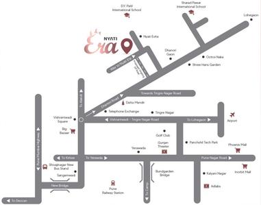 Project Image of 1050 Sq.ft 2 BHK Apartment / Flat for sale in Dhanori for Rs. 8800000