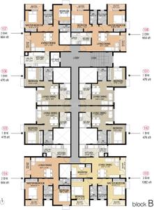Project Image of 476.0 - 1220.0 Sq.ft 1 BHK Apartment for buy in Mohan Raga