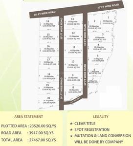 Green Huts Layout Plan 1