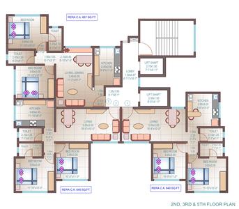 Shri Adinath Heights Adinath Heights Cluster Plan 1