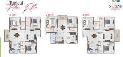Project Image of 1216.0 - 1655.0 Sq.ft 2 BHK Apartment for buy in Surya Serene Skyline