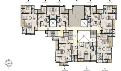 Project Image of 735.0 - 1064.0 Sq.ft 2 BHK Apartment for buy in Apex Vedantaa