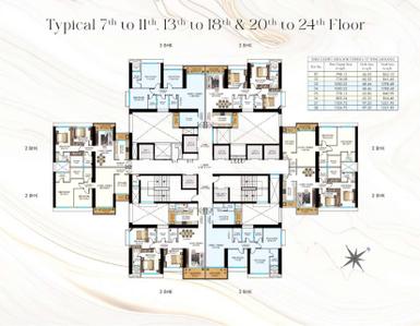 Project Image of 831.09 - 1249.92 Sq.ft 2 BHK Apartment for buy in Neelam Senroofs