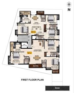 Fazza Crown Crown Cluster Plan for 1st Floor 1
