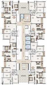 Project Image of 682.0 - 956.37 Sq.ft 2 BHK Apartment for buy in Shakti One Luxuria