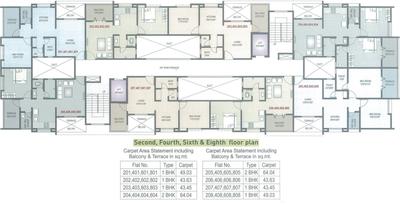 Project Image of 468.0 - 689.0 Sq.ft 1 BHK Apartment for buy in Abhijeet Acropolis