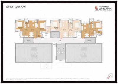 Project Image of 0.0 - 595.0 Sq.ft 2 BHK Apartment for buy in Ruparel Urbana