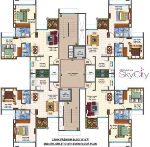 Project Image of 1200 Sq.ft 3 BHK Apartment / Flat for sale in Dhanori for Rs. 8500000