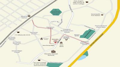 Project Image of 850 Sq.ft 2 BHK Apartment / Flat for sale in Mulund East for Rs. 20000000