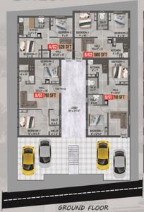 Project Image of 528.0 - 761.0 Sq.ft 2 BHK Apartment for buy in Crest Sanzia