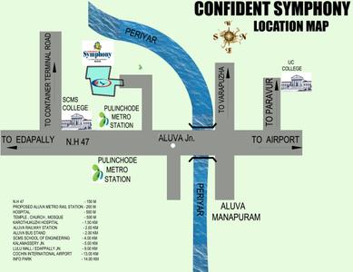 Project Image of 1104.0 - 1345.0 Sq.ft 2 BHK Apartment for buy in Confident Symphony