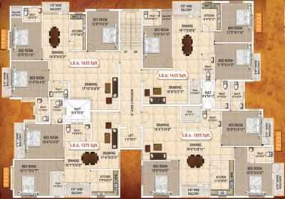 Project Image of 1275.0 - 1855.0 Sq.ft 2 BHK Apartment for buy in Khushi Prestige