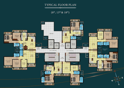 Project Image of 391.7 - 605.79 Sq.ft 1 BHK Apartment for buy in Ellora Emerald