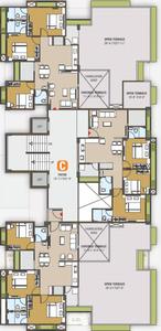 Project Image of 599.87 - 850.46 Sq.ft 2 BHK Apartment for buy in Raj Panchamrut 1