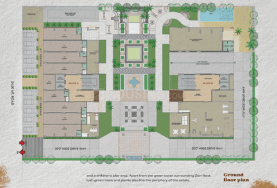 Project Image of 0.0 - 868.86 Sq.ft 3 BHK Apartment for buy in Zion Nest