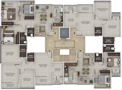 Project Image of 500.0 - 704.0 Sq.ft 2 BHK Apartment for buy in Samraat Apna Ghar Phase I