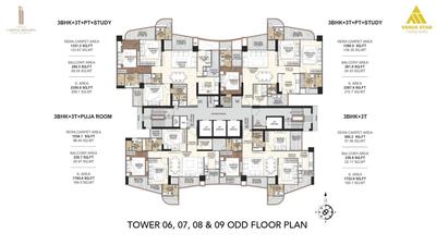 Project Image of 1722.9 - 4591.25 Sq.ft 3 BHK Apartment for buy in Venus Capital Heights