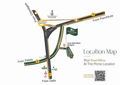 Project Image of 1066.4 - 1623.96 Sq.ft 3 BHK Apartment for buy in Vera Gold Mark Phase 2