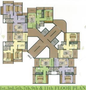 Project Image of 351.55 - 515.7 Sq.ft 1 BHK Apartment for buy in Diksha Sajan Heights