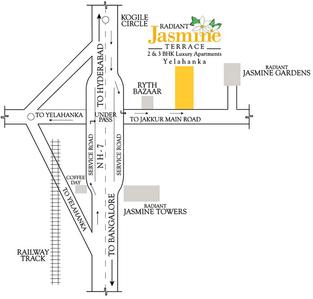 Project Image of 940.0 - 1415.0 Sq.ft 2 BHK Apartment for buy in Radiant Jasmine Terrace
