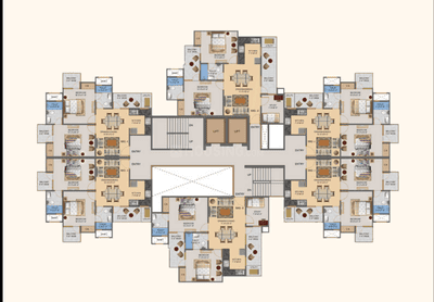 Project Image of 935.0 - 1640.0 Sq.ft 2 BHK Apartment for buy in Valencia Homes Phase 1 Tower D To G