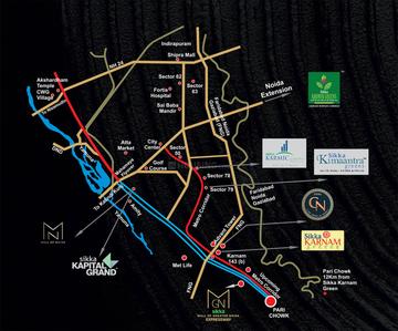 Project Image of 950.0 - 2485.0 Sq.ft 2 BHK Apartment for buy in Sikka The Crown Of Noida