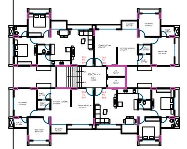 Project Image of 424.21 - 854.98 Sq.ft 1 BHK Apartment for buy in Jaydee Jannat Phase 2