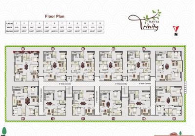 Project Image of 1278.0 - 1872.0 Sq.ft 2 BHK Apartment for buy in Quorizon Navya Trinity