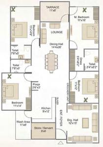 Project Image of 799.97 - 1125.04 Sq.ft 3 BHK Apartment for buy in Belief Augustus