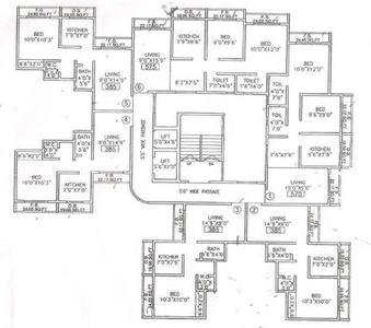 Project Image of 850 Sq.ft 2 BHK Apartment / Flat for sale in Virar West for Rs. 3800000