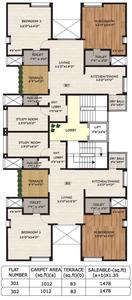 Project Image of 624.0 - 1392.0 Sq.ft 3 BHK Apartment for buy in Pandit Mohor