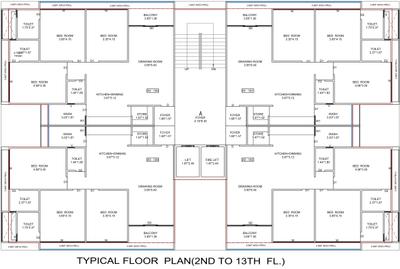 Project Image of 1040.65 - 1135.48 Sq.ft 3 BHK Apartment for buy in Labh Samay Aura