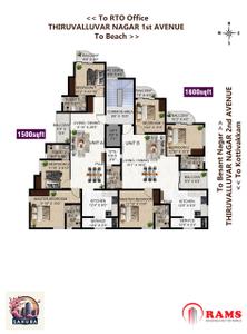 Project Image of 1500.0 - 1600.0 Sq.ft 3 BHK Apartment for buy in Rams Sakura