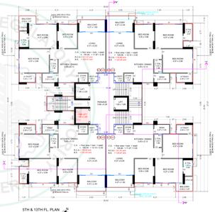Project Image of 1136.56 - 1957.54 Sq.ft 3 BHK Apartment for buy in Meet Blue Stone One