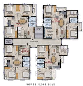 Project Image of 1150 Sq.ft 3 BHK Apartment / Flat for sale in Madanpur for Rs. 8250000