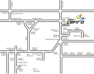 Project Image of 411.0 - 654.0 Sq.ft 1 BHK Apartment for buy in Gagan Cefiro Phase 2