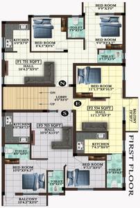 Project Image of 385.0 - 599.0 Sq.ft 1 BHK Apartment for buy in MP Sanvi
