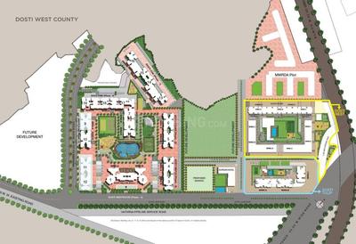 Project Image of 0.0 - 662.0 Sq.ft 2 BHK Apartment for buy in Dosti West County Phase 6 Dosti Maple