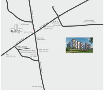 Project Image of 661.01 - 1009.98 Sq.ft 2 BHK Apartment for buy in Abhiram Iconic Towers