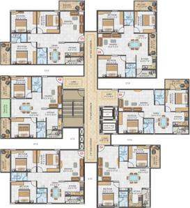 Project Image of 741.0 - 1335.0 Sq.ft 2 BHK Apartment for buy in Hi Life Greens